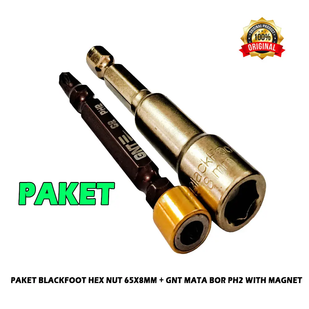 1 SET KUNCI GYPSUM ,KUNCI BAJA RINGAN ROOFING, Mata Obeng Angin Obeng Gypsum PH2 X 65MM Mata Bor Mata Screwdriver GNT