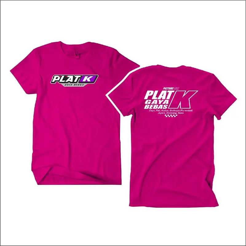 Kaos Plat K Unisex Distro Bahan Cotton Adem Nyaman Dipakai - Pria 6