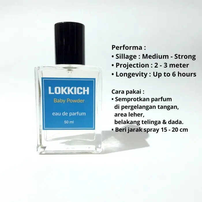 PARFUM LOKKICH BABY POWDER (WANGI BEDAK BAYI) 3
