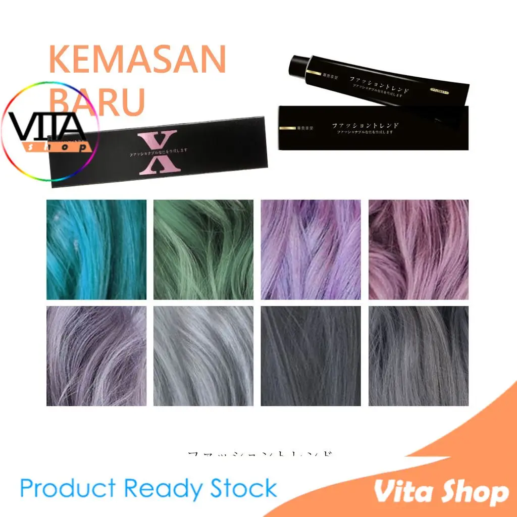 CHAOBEN Pewarna Cat Rambut Japan Hair Color Ash Gray Abu Silver Cream All Varian