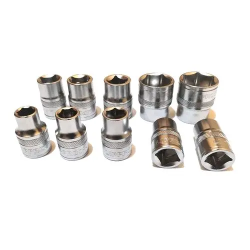 Mata Sok Pendek 1/2 12pt / Kunci Sock pendek 8mm - 32mm 1/2 12pt Tekir - 11mm 2
