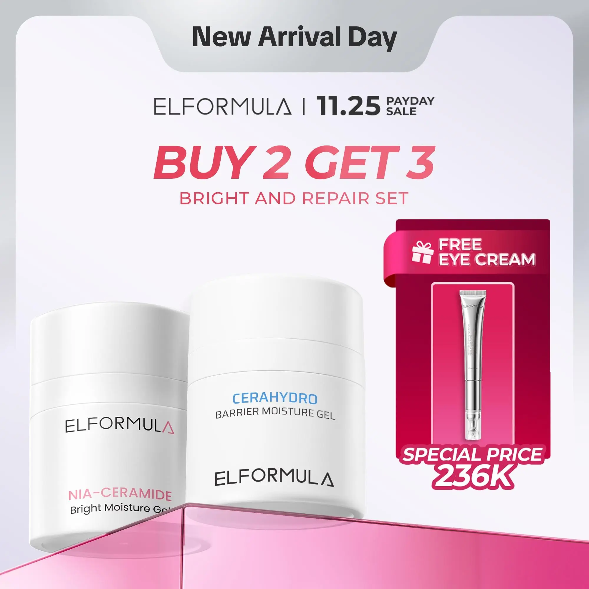 2in1 (Gel Lembab Cerah + Gel Lembab Penghalang)