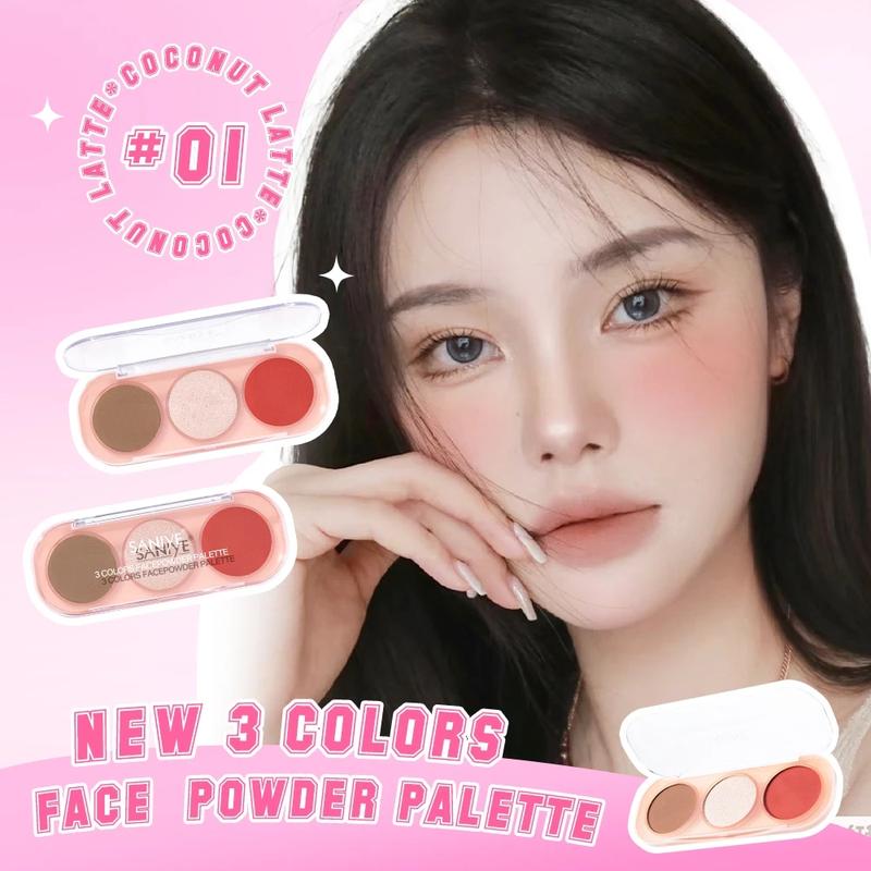 Product Introduction of Saniye E0358 Multi Fungsi Blush On Glitter Highlighter Palette Contour Eyeshadow Palette 10