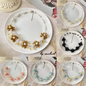 [Aseela] Kalung Fashion Wanita isi 6pcs (Free 2pcs) Cantik