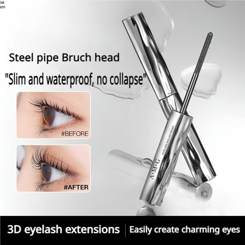 Mascara Nối Dài, Ba Chiều 3D, Không Thấm Nước, Lâu Trôi, Uốn Cong, Không Nhòe, Tạo Hình, Ống Thép Tự Nhiên, Lớp Nền Lông Mi, Mỹ Phẩm Sơn lông mi Trang Điểm Cosmetic Nữ Women
