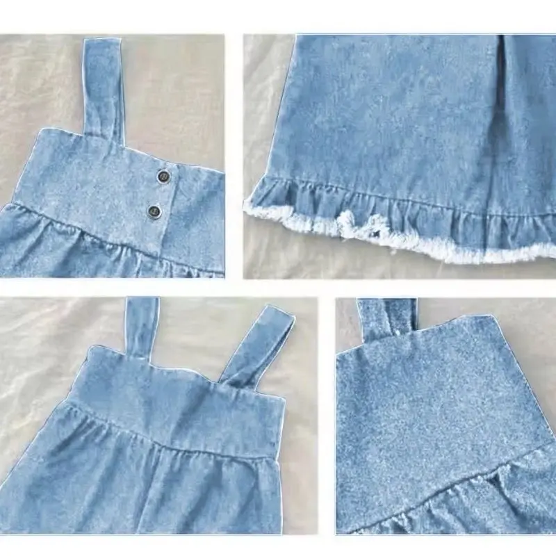 BALASCO 1-6TH OVERALL JEANS ANAK KENZIE OVERALL CELANA PANJANG RAWIS ANAK BAJU KODOK ANAK Perempuan overall jeans anak cewek import 3