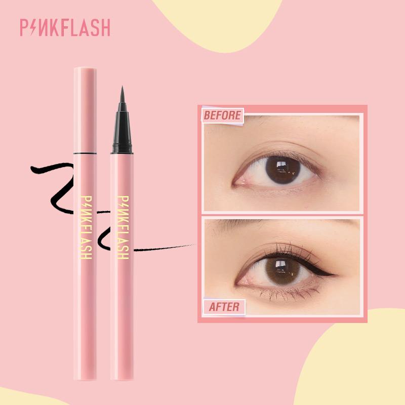 [Official] PINKFLASH #OhMyLine Eyeliner Pensil Hitam Anti Air Tahan Lama- Up to 12hours PF-E01 3