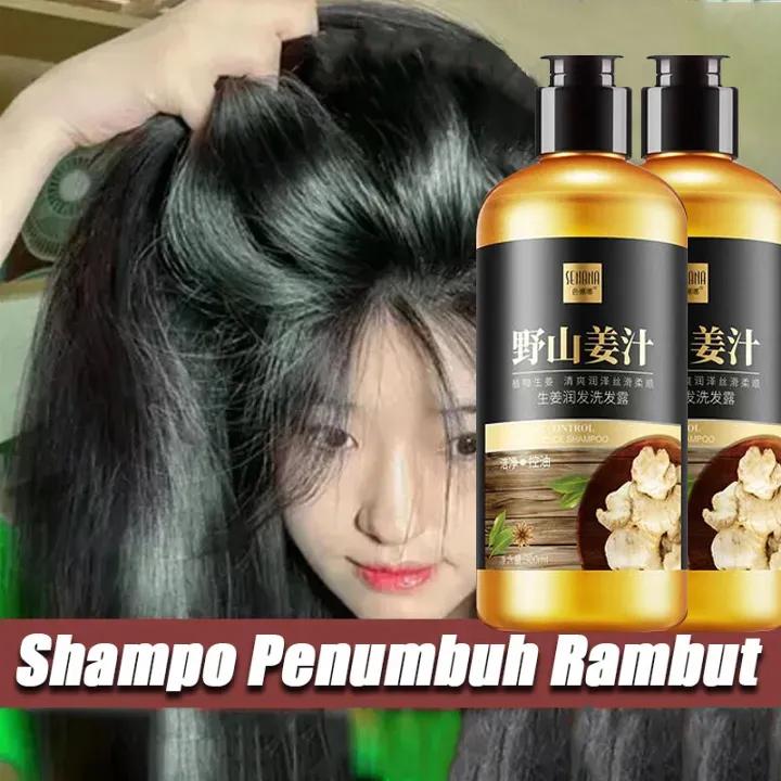 Shampo Penumbuh Rambut Cepat Ginger Shampoo 300ml Anti Rontok & Anti Ketombe Kontrol Minyak Nutrisi Rambut Perawatan Rambut Hair Care