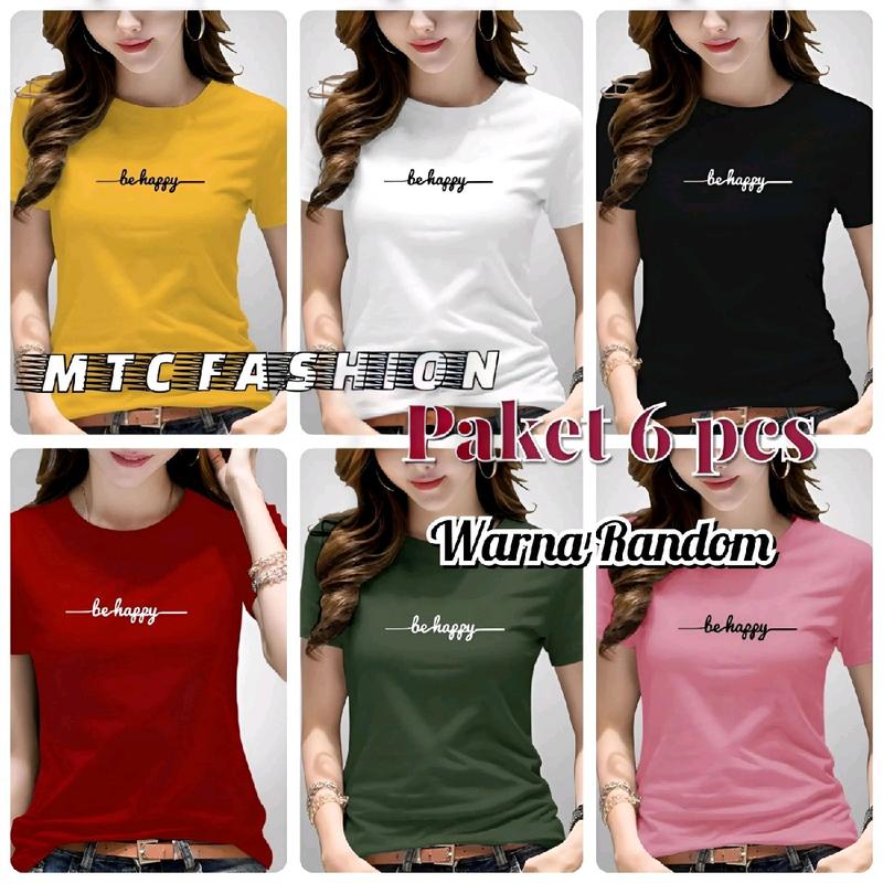 PAKET USAHA ISI 6 KAOS. BAJU OBLONG ATASAN WANITA MULAI 100 RIBU DAPAT 6 BAJU 0