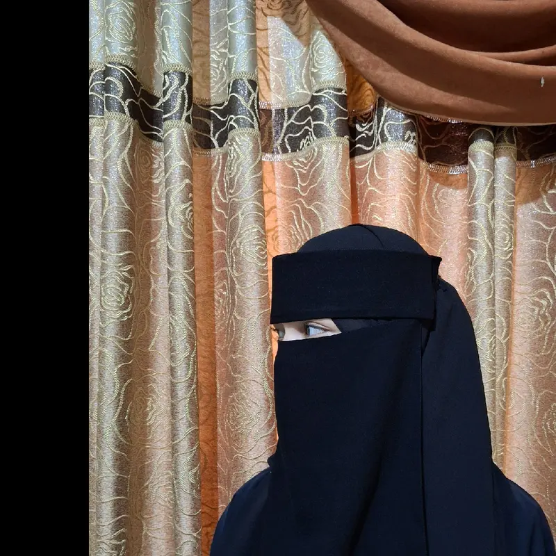 Cadar / Niqab Ori Tarim merk bedon essm ( pet / kening KAKU) Cadar Bandana / Poni 1