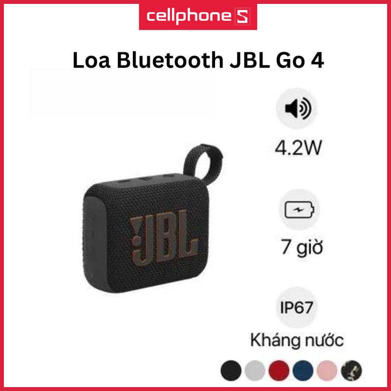  Loa Bluetooth JBL Go 4 Chính hãng 