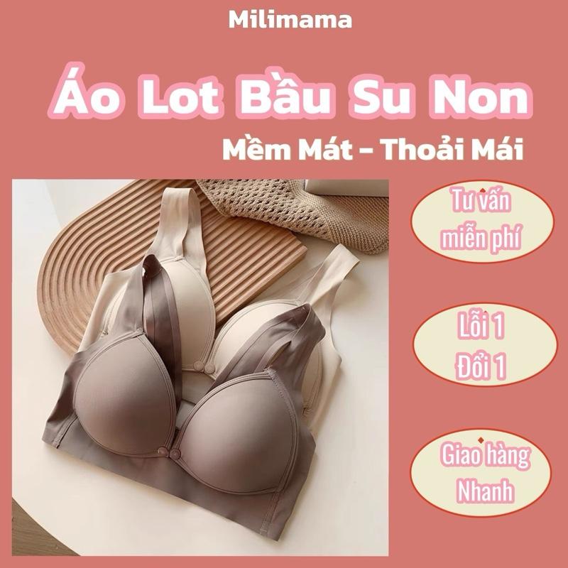 Áo Ngực Bà Bầu mẫu mới 2025 chất liệu su non cho con bú và sau sinh không gọng nâng đỡ chống chảy sệ cho mẹ bầu 165