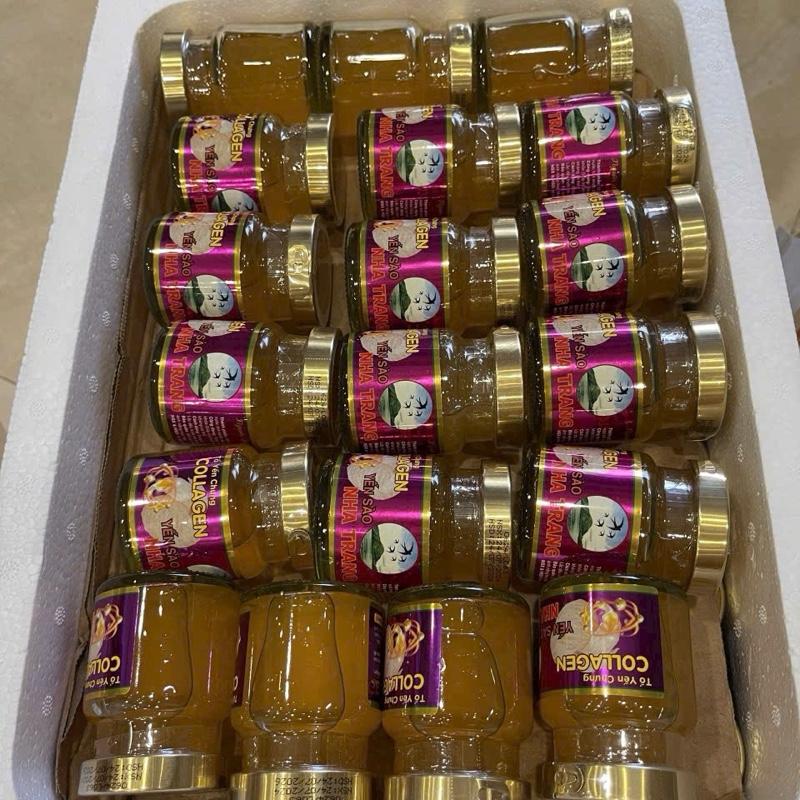 Combo 10 hũ Yến mix đủ vị 70% là Yến , có Yến vị đường phèn , dứa , đông trùng ,gừng , hạt chia, long nhãn yến  hũ  chưng  sẵn yến  sào  chưng  sẵn yến  chưng  đông  trùng  hạ  thảo  150 yến  sào 2