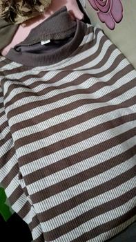 Product Review of JN- Chika Blouse Stripe Atasan  Panjang Wanita Knit Casual Baju Knitted Knitwear Crop Top Outer Cardigan Oversize kemeja  hadeed Motif Kardigan Garis Basic from r**💖 0