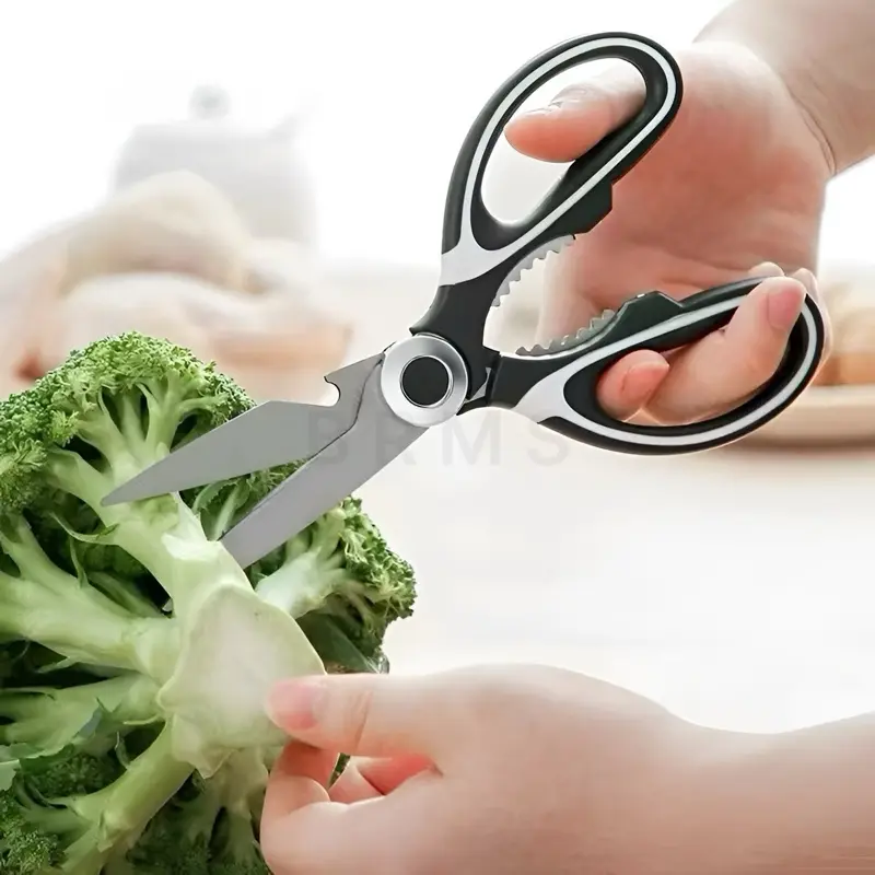 Gunting Scissors Dapur Kitchen Serbaguna dengan Handle Pegangan