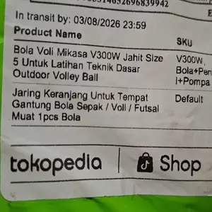 Bola Voli Mikasa V300W Jahit Size 5 Untuk Latihan Teknik Dasar Outdoor Volley Ball