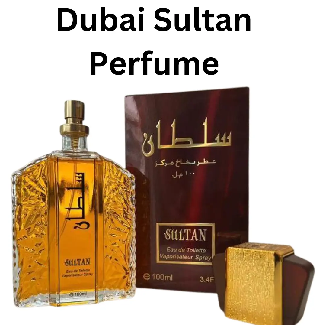 New Dubai Sultan Perfume Red 100ml Fragrance Oil Brown Bottle minyak wangi Nude