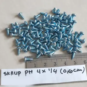 PER 1 PCS SEKRUP SKRUP BAUT 4X1/4