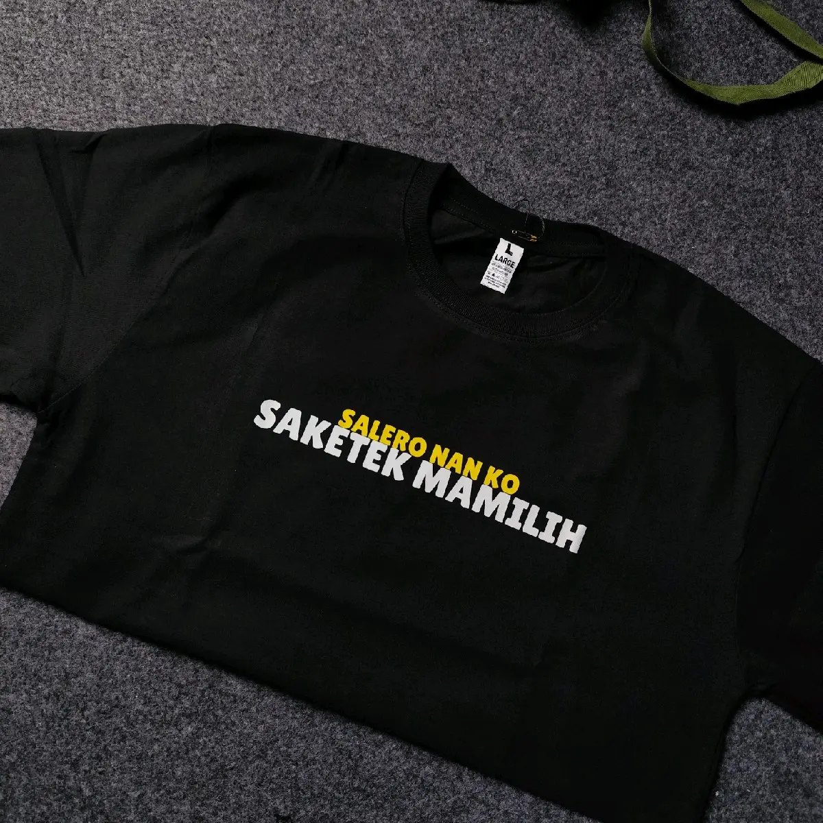 TNGKH KAOS SALERO T-SHIRT MINANG FREE STIKER L