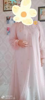 Product Review of Moana Set Hijab Segiempat Gamis Wanita Muslim Mewah Ceruty Babydoll Printing Mix Tille Tutu Cantik from i**p 1