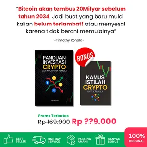 Buku Panduan Investasi Crypto dari Nol untuk Pemula + Bonus Kamus Crypto - Ananta Susilo - Yash Media