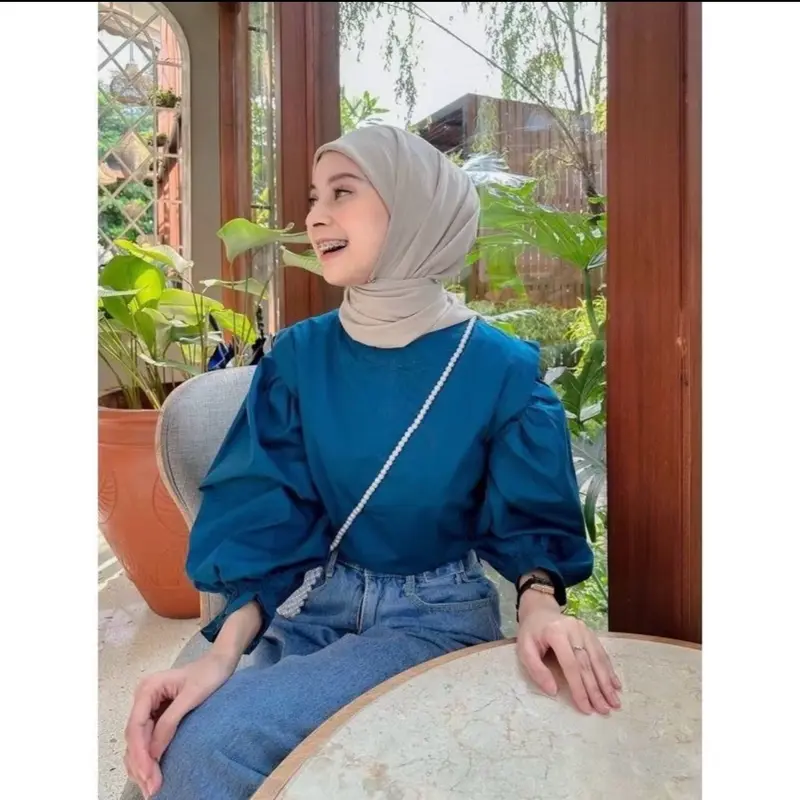 Moni Bluse Katun Poplin_Blouse atasan terbaru 2