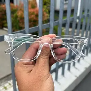 Kacamata Wanita Pria Frame Bening Transparan  Anti UV Sunglasses Eyewear
