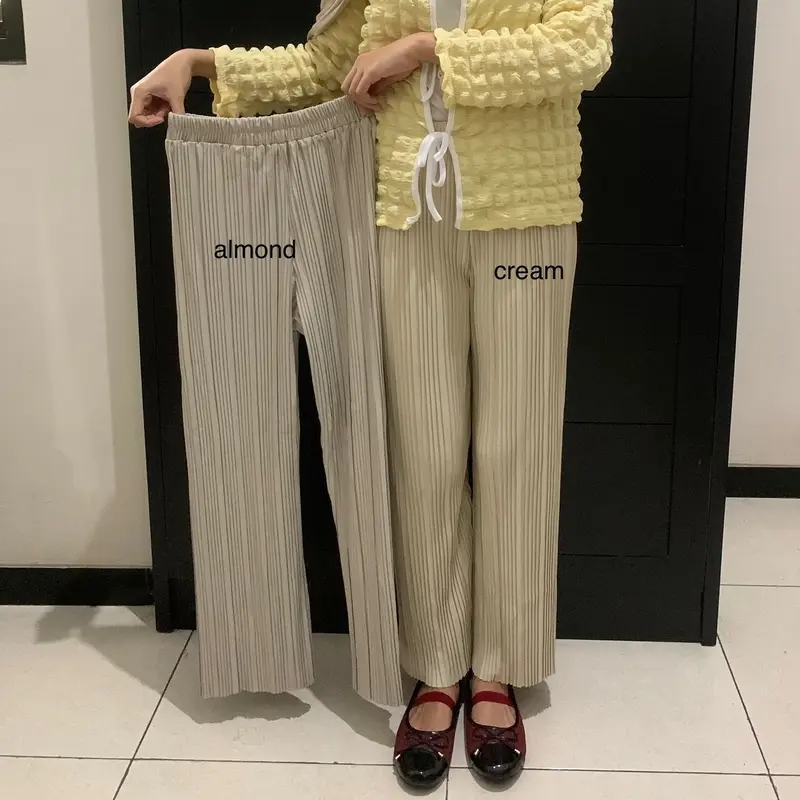 [milihbeau] Mom Daily Kulot - LP 100cm / celana bumil friendly celana kulot plisket centi premium nyaman 1