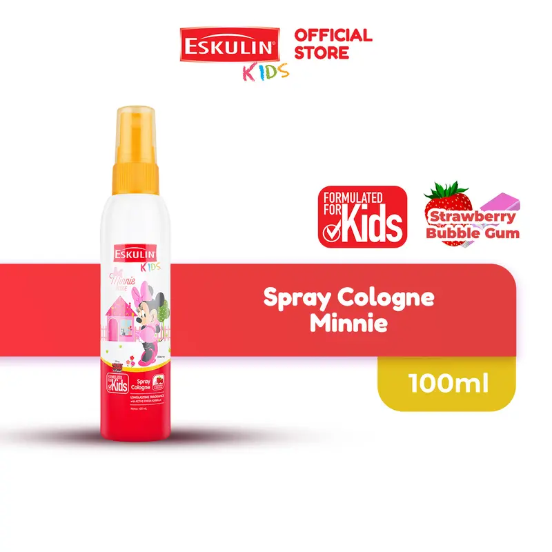 Eskulin Kids Spray Cologne Minnie 100ml Botol 0