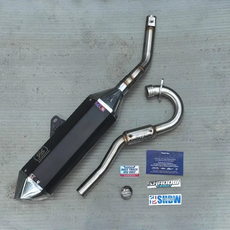 Knalpot Katemi Black shadow exhaust system KLX150 CRF150 WR155 KLX140 KLXTIGER 1