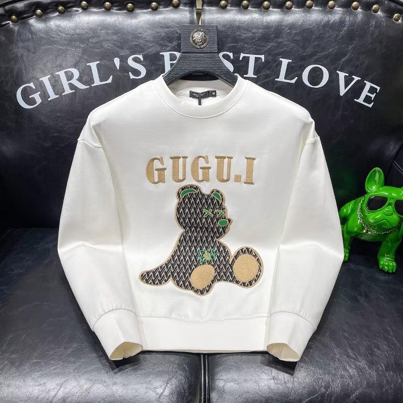 Áo Thun Nam Dài Tay, Hàng Mới Về Mùa Thu, Áo Len European Station, Thương Hiệu Thời Trang Chữ đính đá Quần Áo Nam Hàng Đầu, Cotton Nguyên Chất 260G