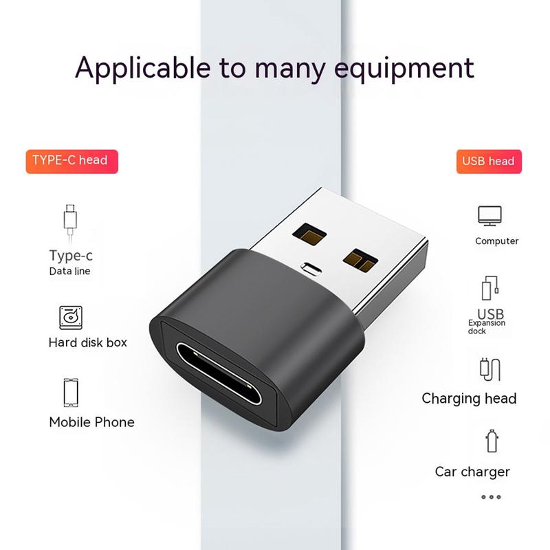 Bộ Chuyển Đổi USB, Thích Hợp Cho Đầu Cái Type-C Sang Đầu Đực USB2.0, Bộ Chuyển Đổi OTG, Bộ Chuyển Đổi Tai Nghe Điện Thoại Di Động Sạc Nhanh PD, Chuyển Đổi Đọc Dữ Liệu 1