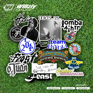 STICKERPACK HINDIA,FEAST,LS  SUDAH TERPOTONG