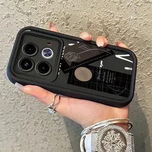 Casing Hp Untuk Infinix Note 40 Note 40 Pro Note 40 Pro+ 5G Note 40 Pro Plus 5G Case HP pola Bunga wajah tersenyum Cesing Casing sederhana Kesing Silikon lunak Kasing baru Softcase