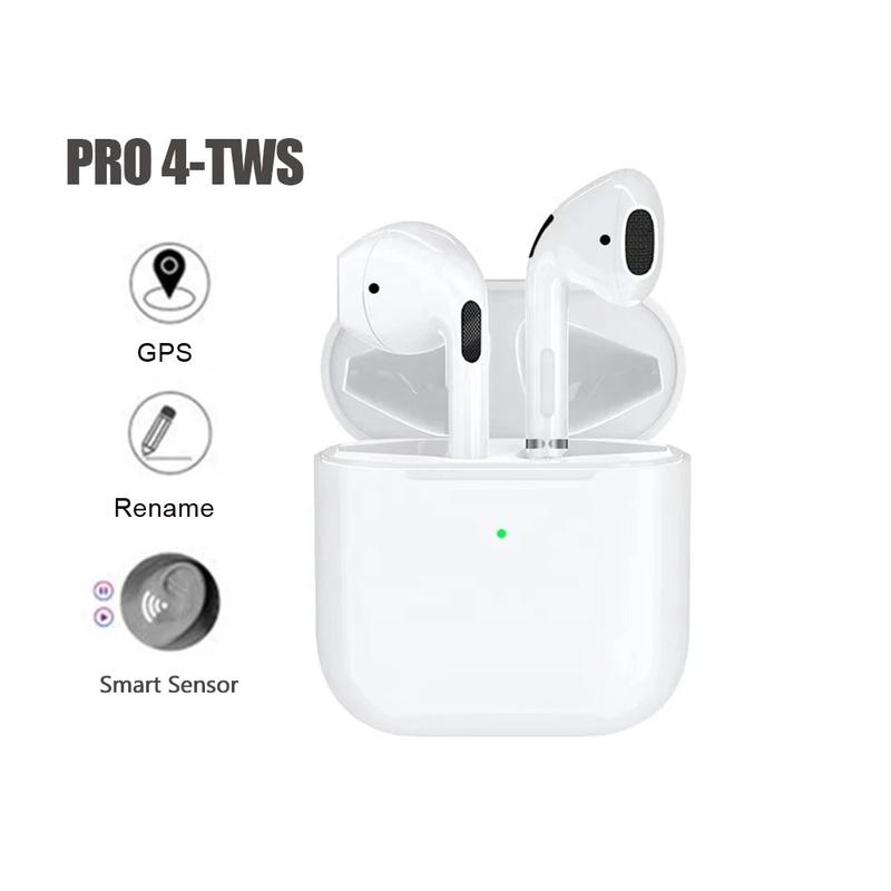 KEEP YOUNG Tai nghe PRO4, Bluetooth không dây đích thực cho trò chơi và thể thao, Âm thanh nổi cấp độ HIFI,  Micrô Bulilt-in, Điều Khiển Cảm Ứng Trong Tai, Giảm cho iPhone và Android