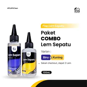 Flap Shoes Care - Shoe Glue Lem Sepatu Daya Rekat Kuat & Tahan Lama Cleaner Canvas