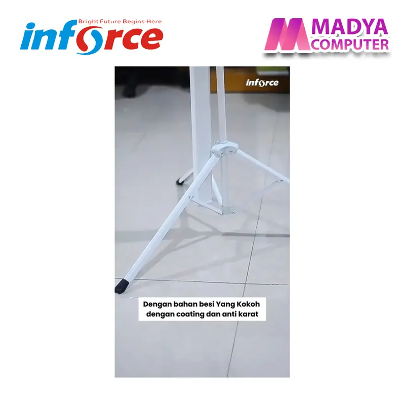 Inforce Tripod Screen Projector 70 inch 4:3 - Layar Proyektor Tripod