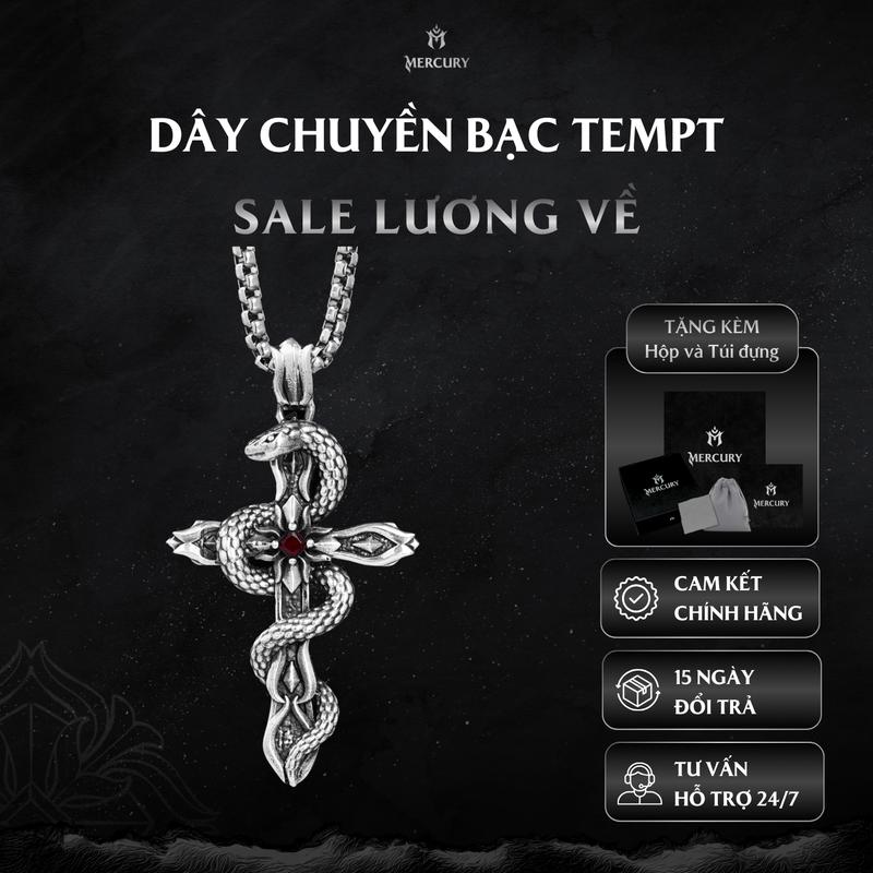 Dây chuyền Bạc nam nữ 925 Mercury Tempt - Trang sức Bạc 925 cao cấp - Thiết kế độc quyền