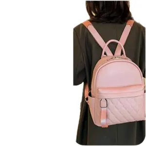 Tas ransel wanita kulit sintetis. sku bordir. V2 Backpack