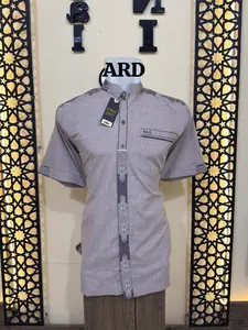 Baju Koko Dewasa ARDHANI Lengan Pendek Premium Motif Nadeo