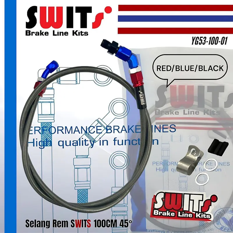 SELANG REM SWITS DEPAN 45 90 DERAJAT 100CM IMPORT ORIGINAL 6