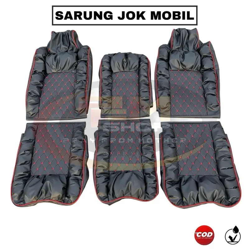 Sarung Jok Mobil Truk Canter PS125 PS110 PS120 PS136 HDX HDL Car Motif Diamond Wajik Bahan Semi Kulit Jahitan Rapih Model Sofa Lapisi Silicon