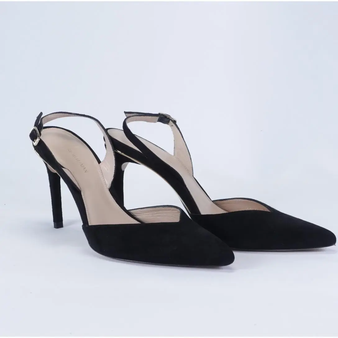 (Preowned) Reu 13435 Stuart Weiztman - Suede Pumps 37