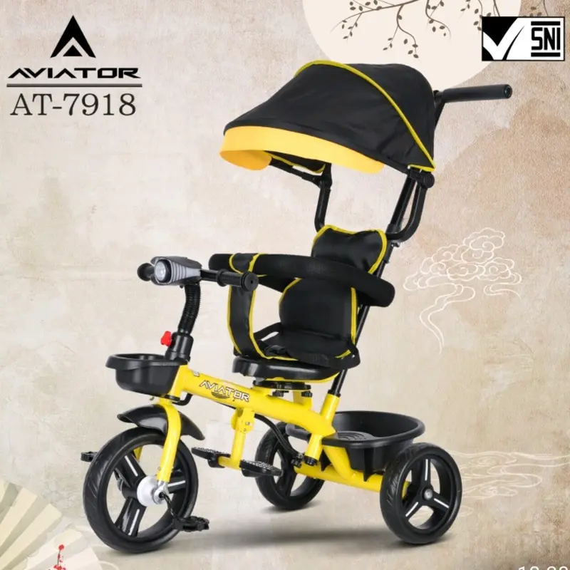 Stroller Sepeda Anak Roda Tiga Aviator AT-7918 Tricycle AT7918 AT 7918 1