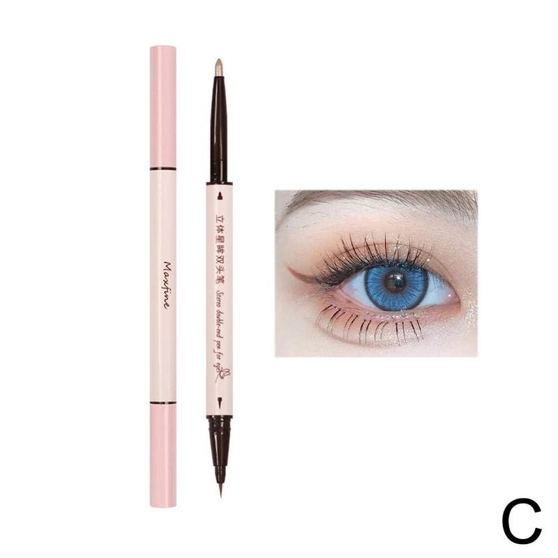 Product Introduction of Double-Headed Eyeliner Pen 2-in-1 ing High Pen Waterproof Easy To Not Sweatproof Fade D2Q7 47