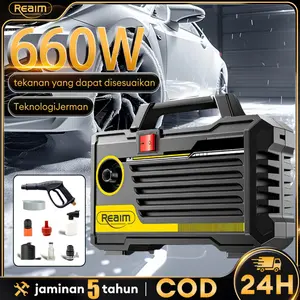 [COD] Reaim mesin cuci mobil tekanan tinggi Alat steam cuci motor & mobil Jet Cleaner High Pressure Washer Alat steam Cuci Mobil cuci motor tekanan