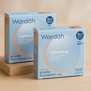 BEDAK TWC lightening powder foundation light feel refil Wajah