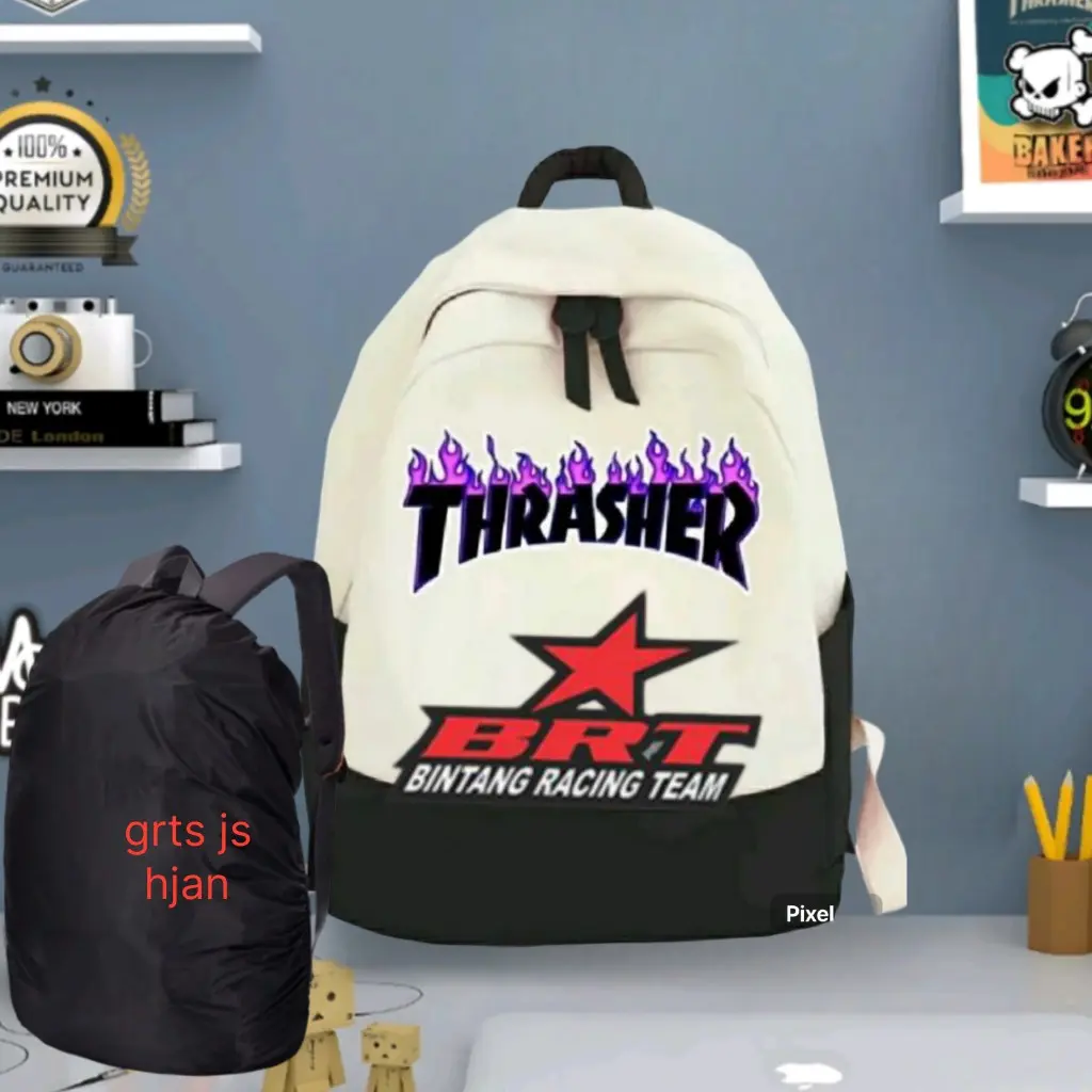 Tas ransel trasel rbt trasel terbaru paling murah tas gendong kren gratis kain cover Kanvas