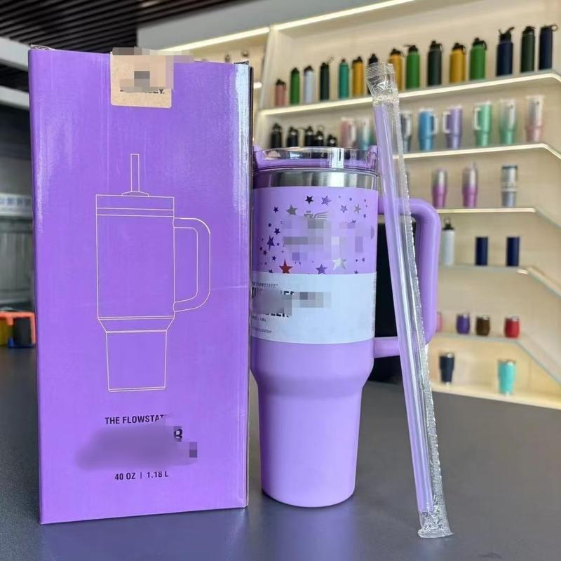 Product Introduction of 40oz 304 stainless steel insulated cup, ice cream cup, car cup, starry sky Drinkware Flasks Mug Water Bottles Tumbler Portable 0