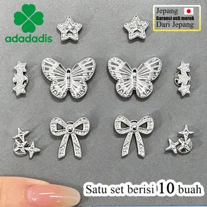 Adadadis Gesper Sepatu Mewah Aksesoris Sandal DIY Baim Gesper Sepatu Gesper Dekoratif